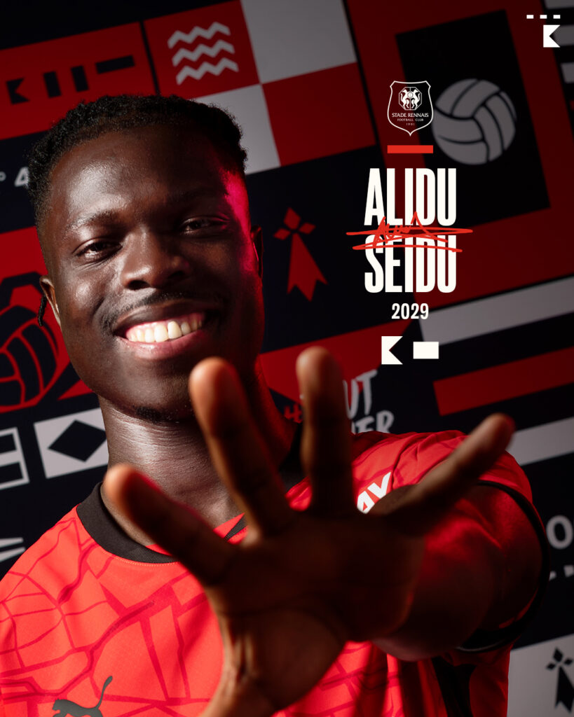 Alidu Seidu: “It’s a huge honour to extend Stade Rennes contract”