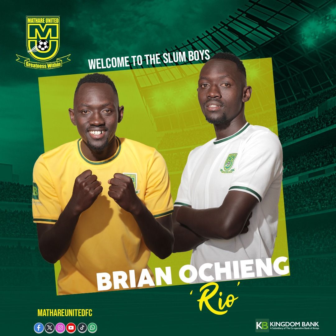 FKF Premier League: Mathare United secure fifth signing in Brian Ochieng