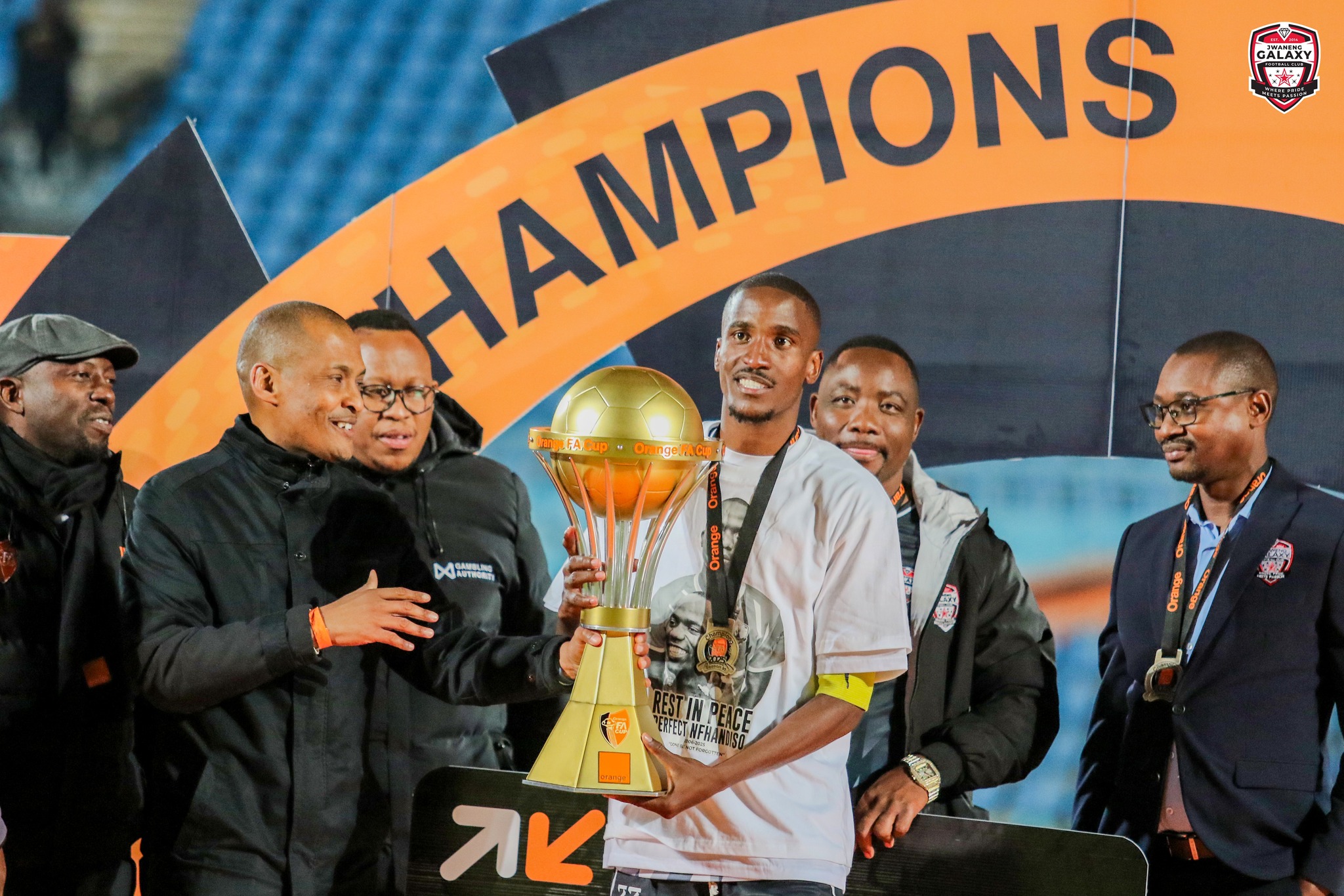 Blackout, juju drama as Jwaneng Galaxy win Orange FA Cup