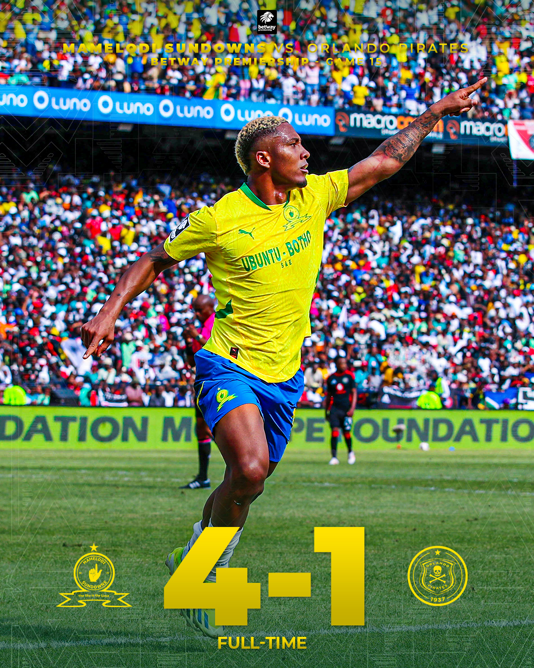 Cardoso reveals how Sundowns plotted thrashing of nemesis Orlando Pirates