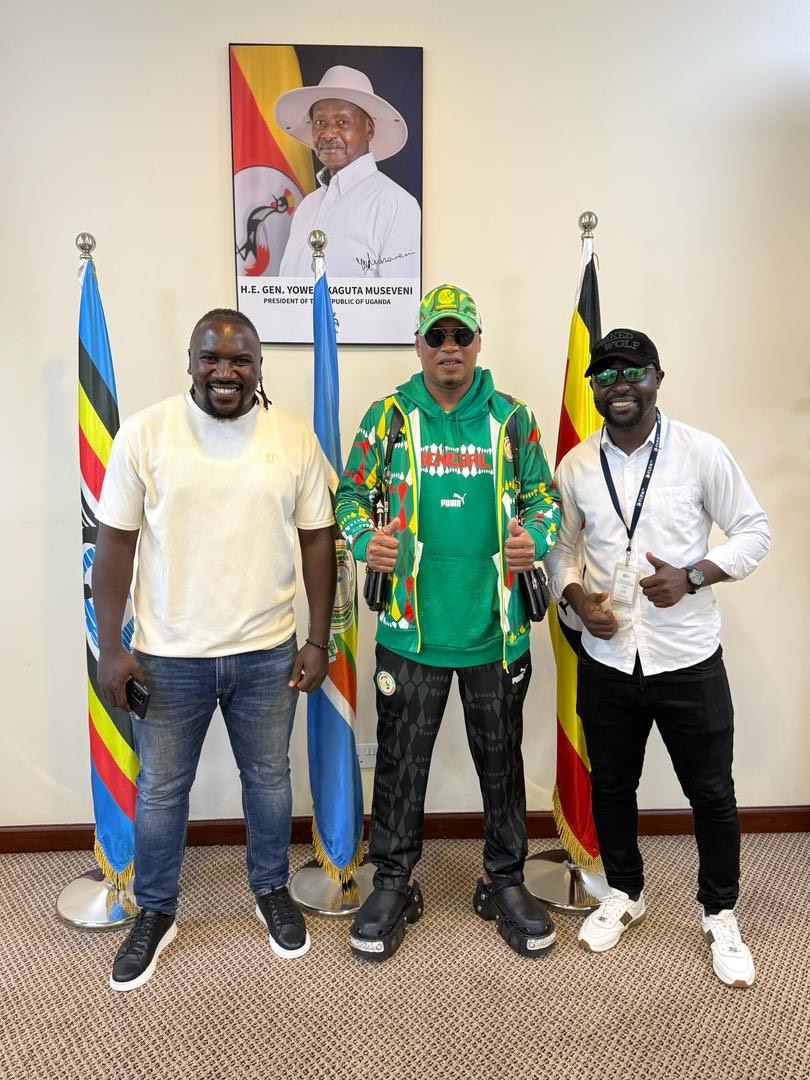 Senegalese football icon El Hadji Diouf arrives in Uganda for a four-day visit
