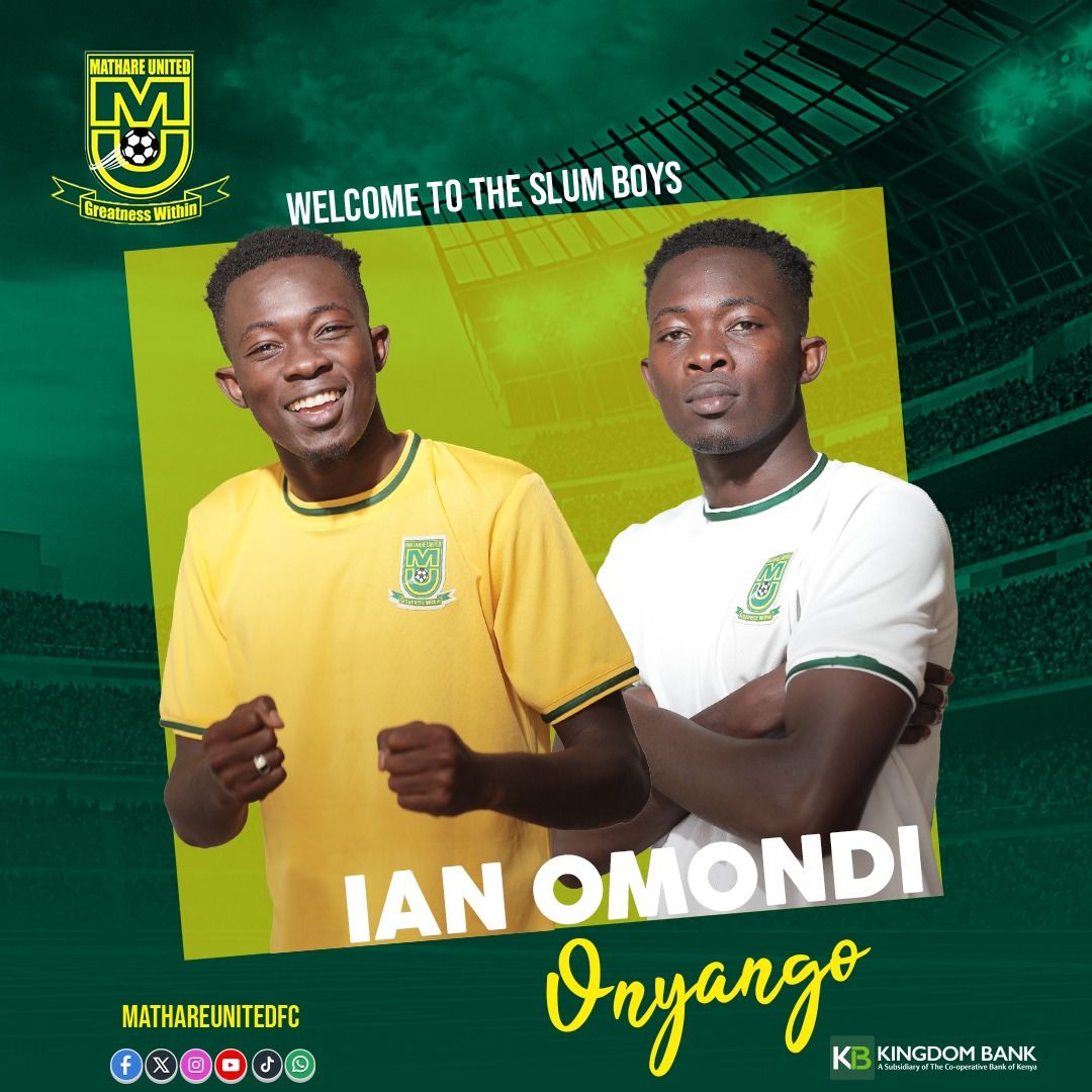 FKF Premier League: Mathare United sign Omondi and wizard Junior Nyawir