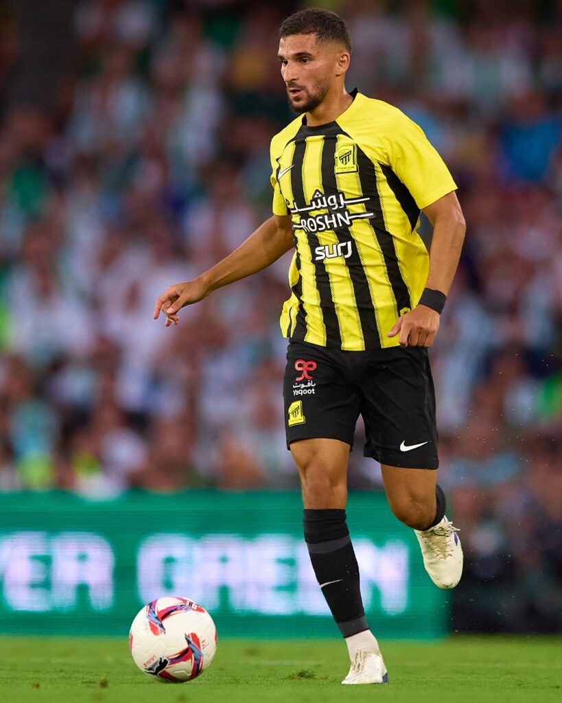 Houssem Aouar: Algeria midfielder scores late in Al Ittihad’s mauling of Al Wehda