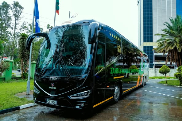 Zambia’s FAZ unveils modern state-of-the-art bus for the national teams