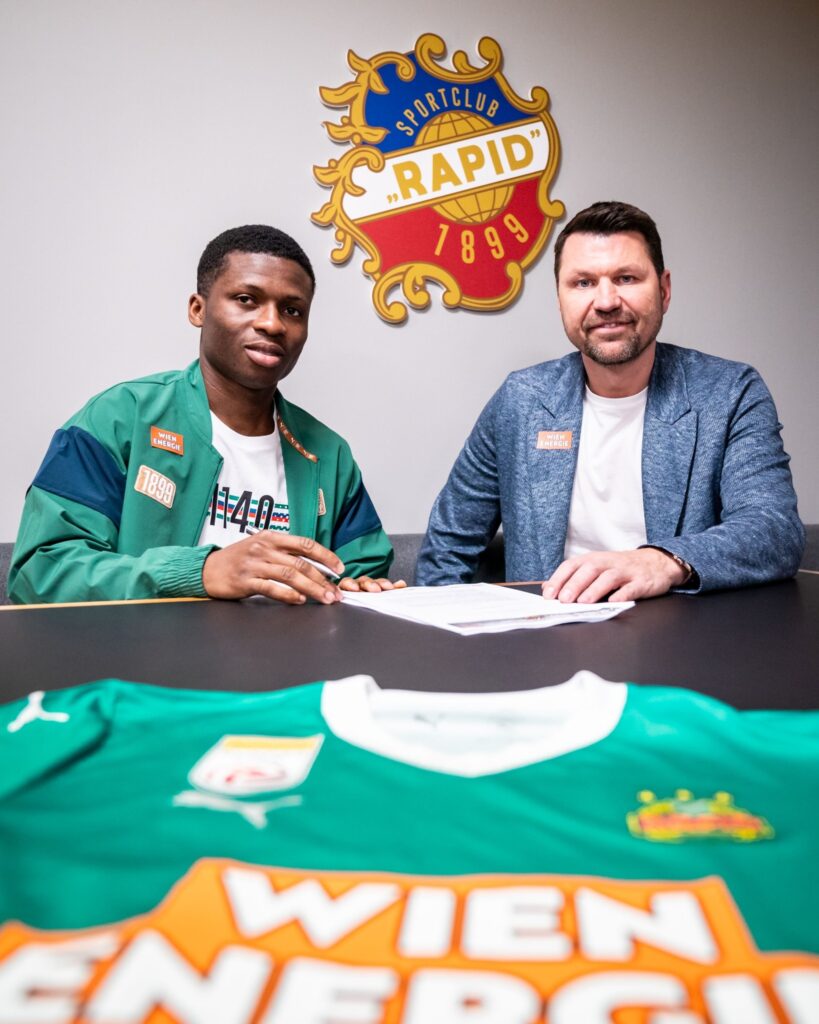 Romeo Amane: Ivory Coast midfielder scores in Rapid’s defeat at Linz