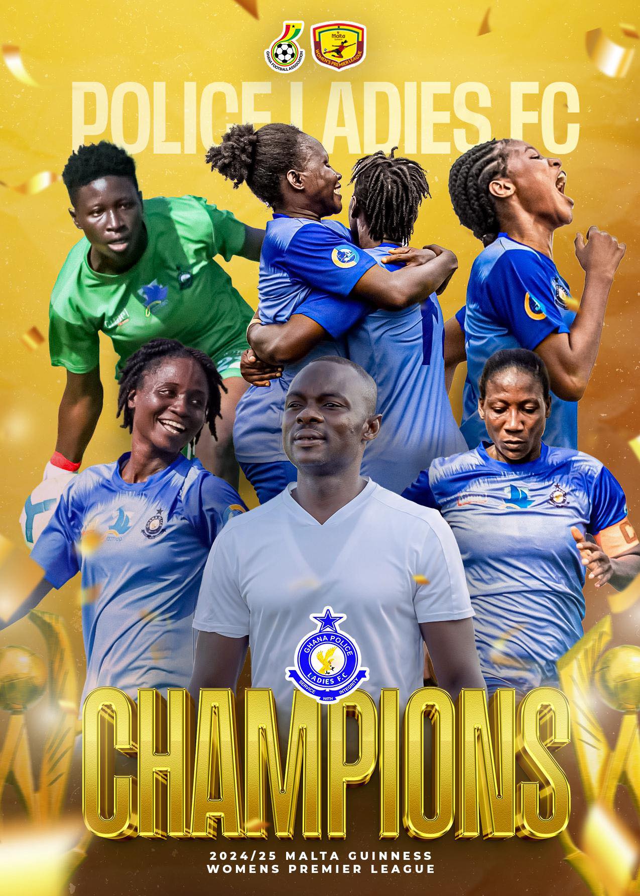 Ghana: Police Ladies lift maiden Premier League trophy, Faith Ladies clinch FA Cup