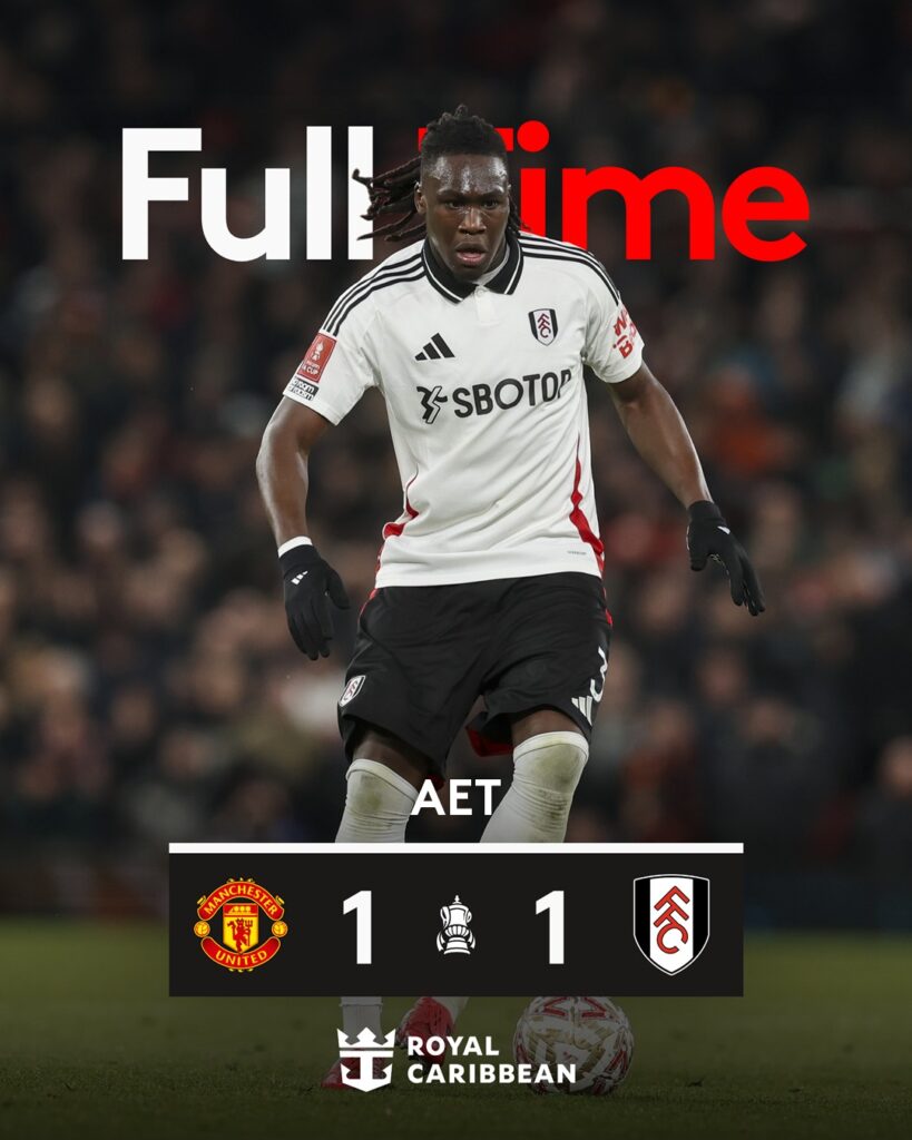 Bassey on target as Fulham knock out Manchester United at Old Trafford