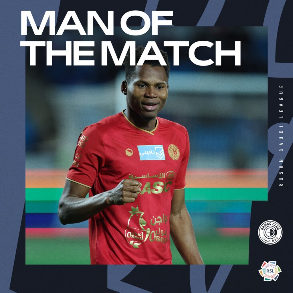 Saudi Pro League: Habib Diallo’s brace saves Damac from the claws of Al Hilal