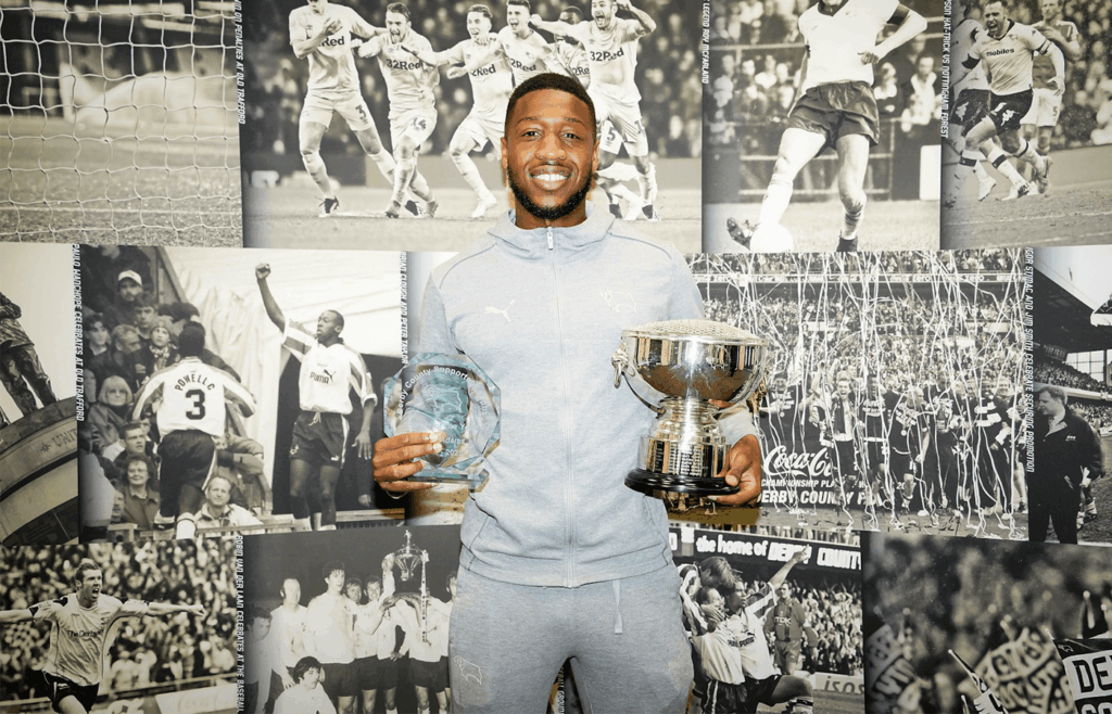 Ebou Adams: Gambia midfielder named Derby County 2024/25 Player of the Year