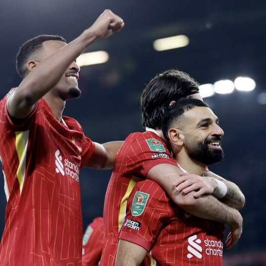 Salah on target as Liverpool thrash Tottenham to reach Carabao Cup final