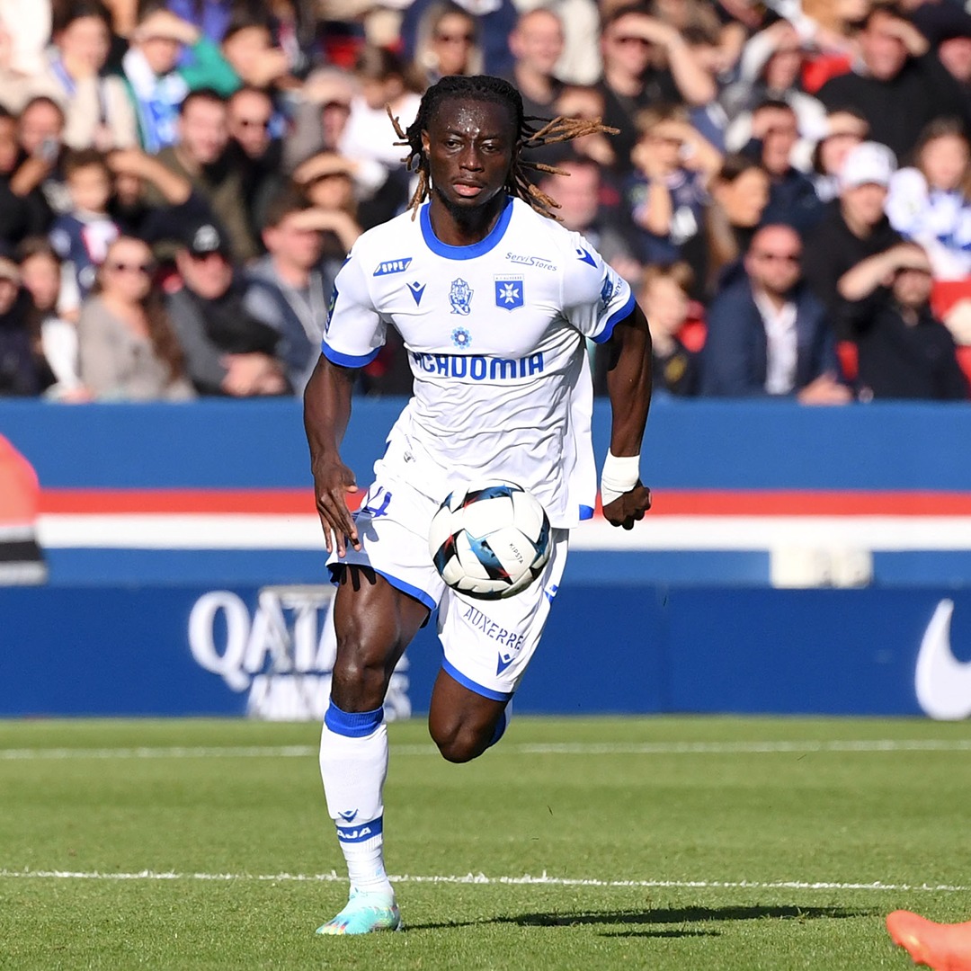 Gideon Mensah: Auxerre defender reacts to relegation survival