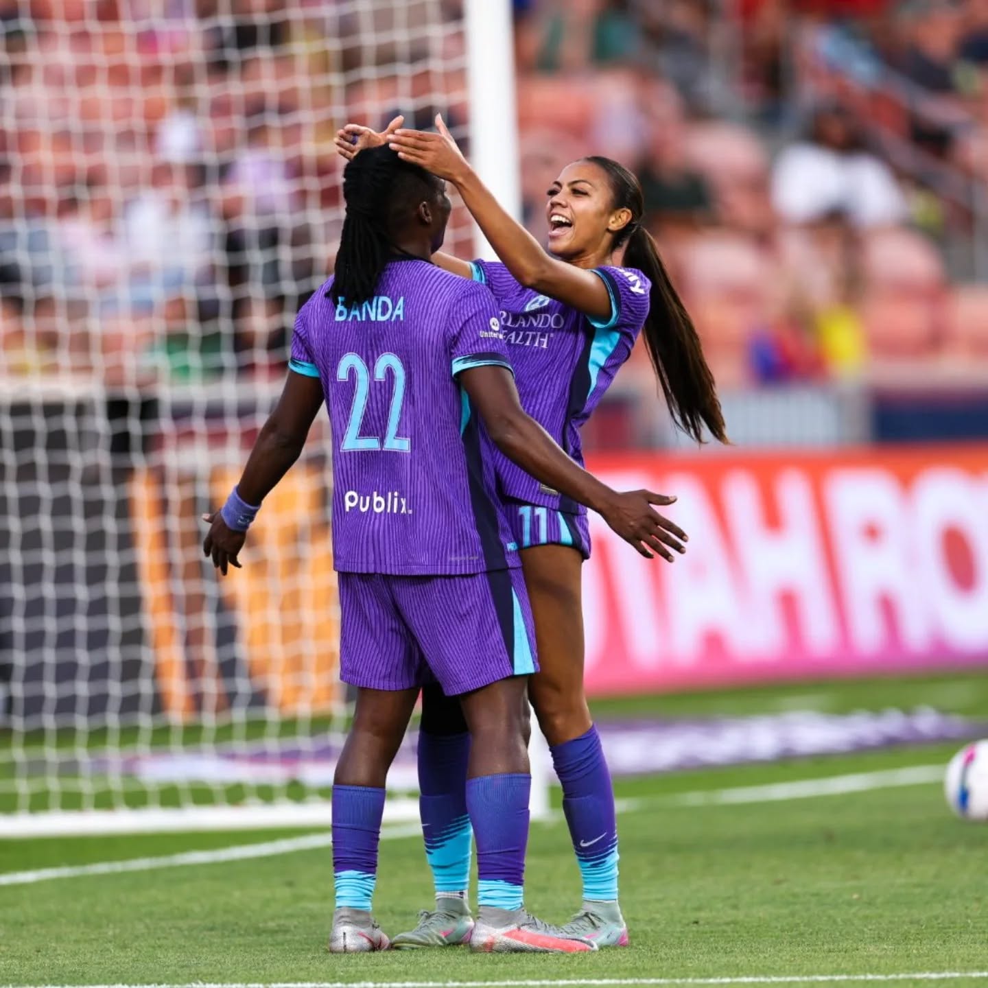Barbra Banda celebrates first hat-trick for Orlando Pride in vital NWSL victory