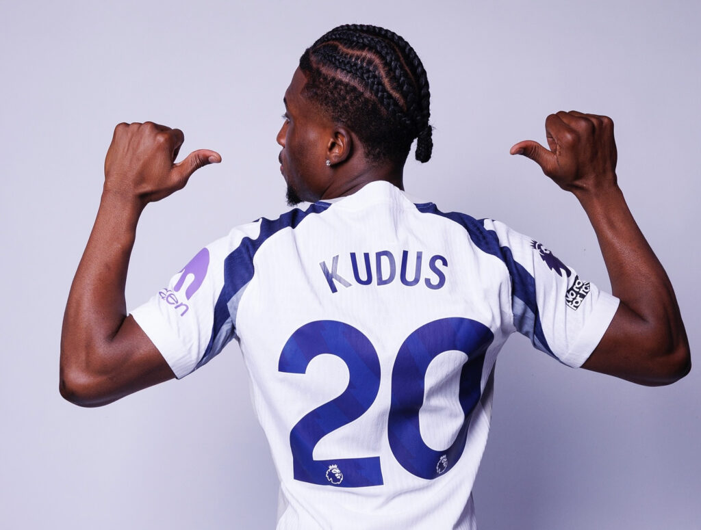 Mohammed Kudus officially completes transfer to Tottenham