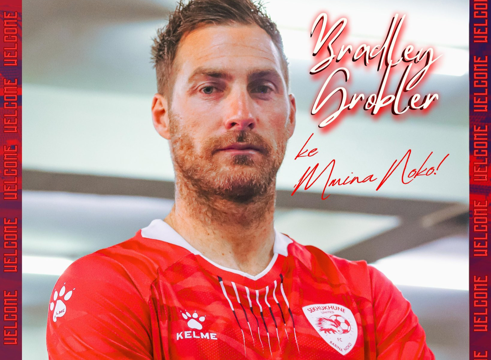 Sekhukhune United unveil veteran striker Bradley Grobler