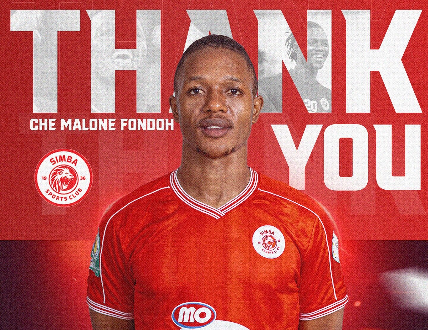 Simba SC confirm exit of Che Malone Fondoh ahead of Egypt trip