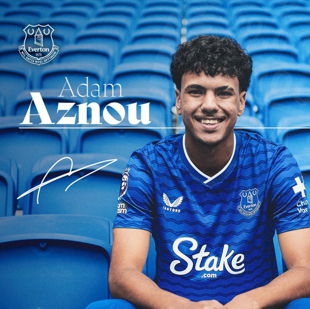 Everton acquire young defender Adam Aznou