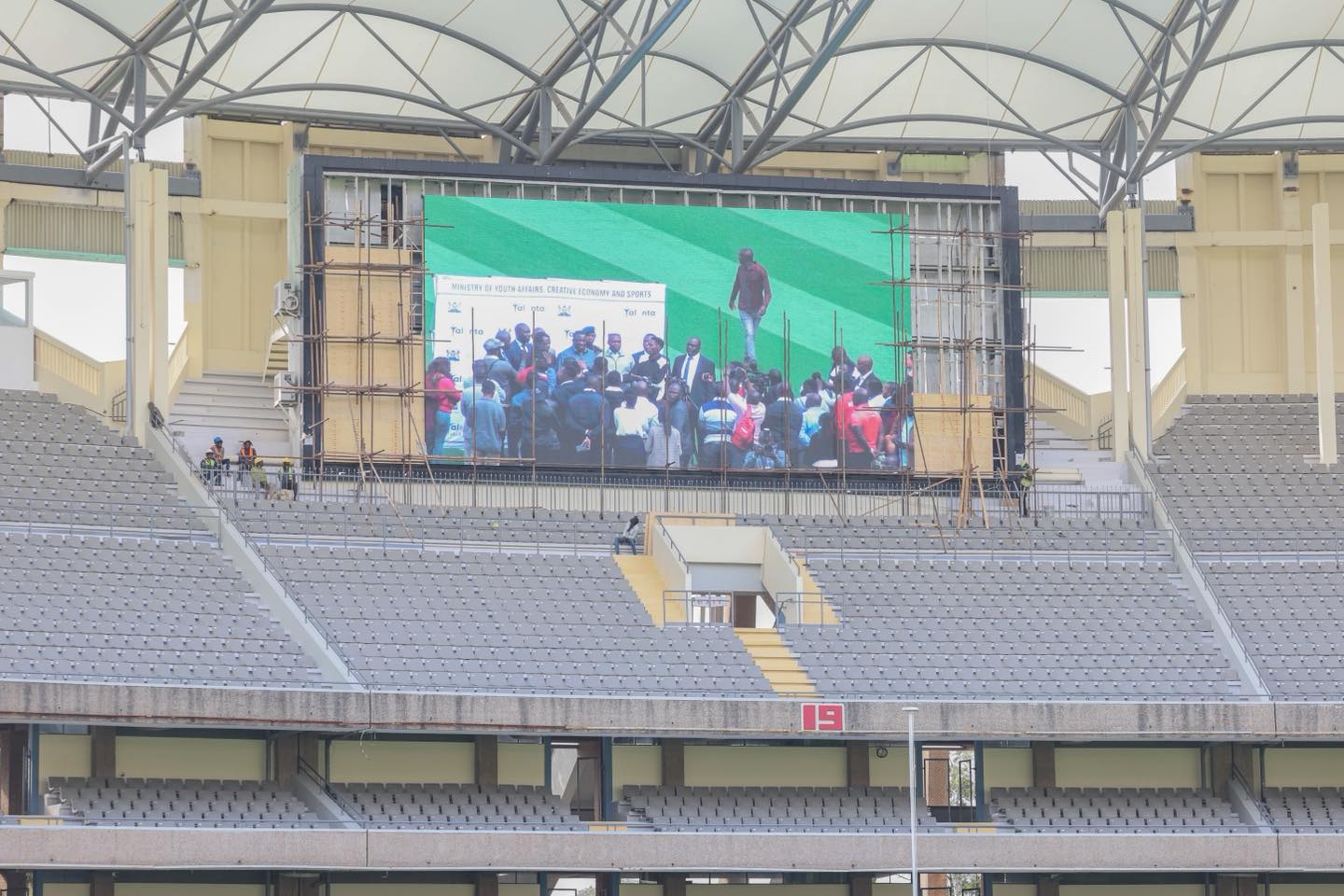 Kenyan government hands over Kasarani affirming readiness to host 2024 CHAN