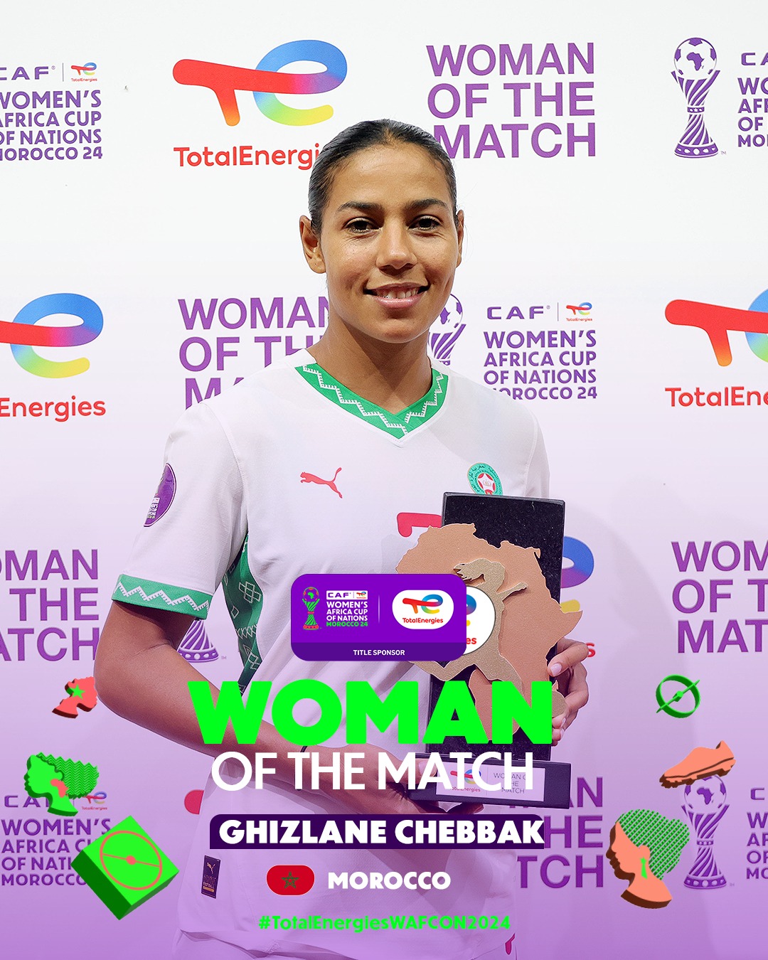 WAFCON 2024: Morocco’s Vilda praises Ghizlane Chebbak after DR Congo win