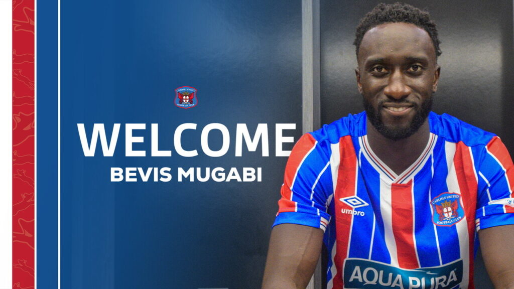Carlisle United bolster defence with Ugandan International Bevis Mugabi