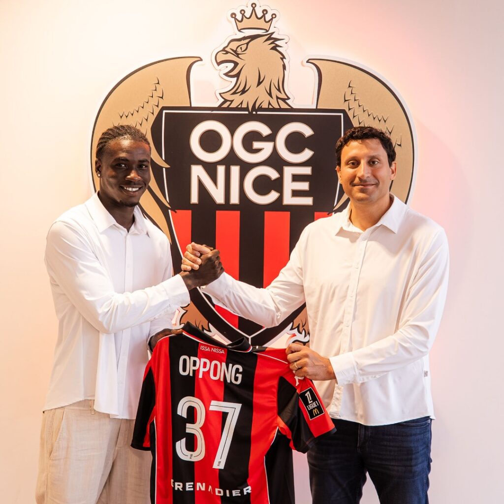 Ghanaian defender Kojo Peprah Oppong joins Nice