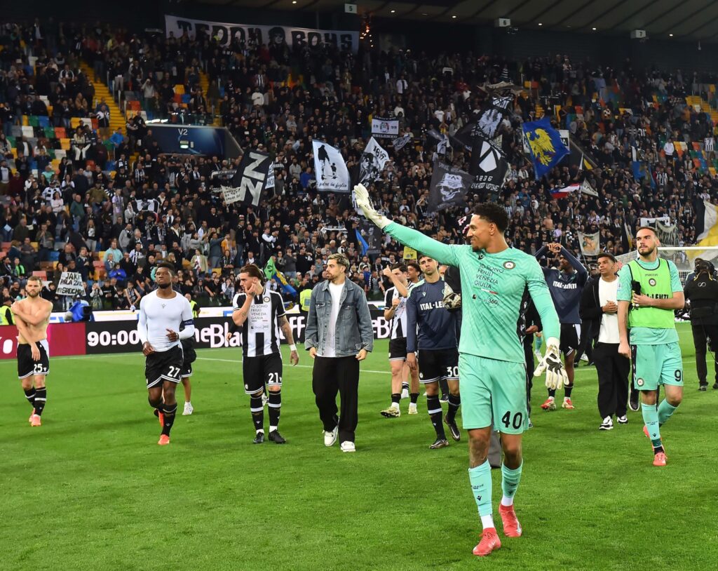 Maduka Okoye secures first clean sheet of the season with Udinese