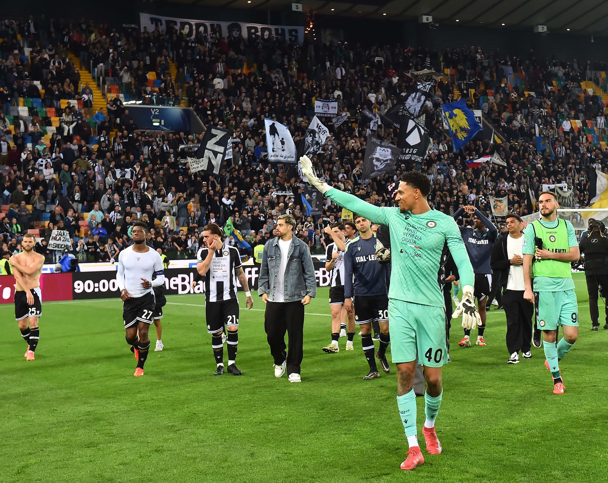 Maduka Okoye secures first clean sheet of the season with Udinese