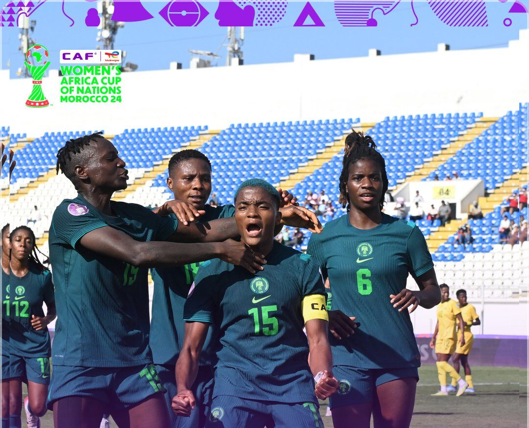 Nigeria find dramatic late winner to topple defending champs South Africa and reach WAFCON final