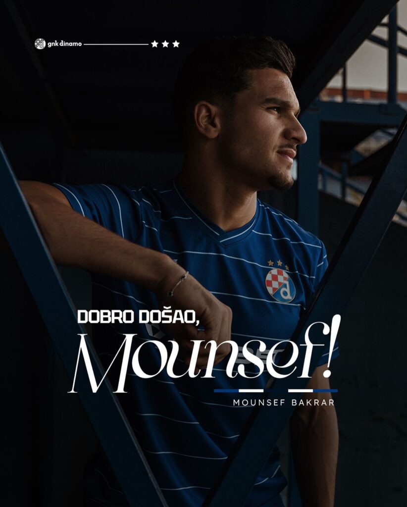 Dinamo Zagreb secure the signing of Algerian forward Monsef Bakrar