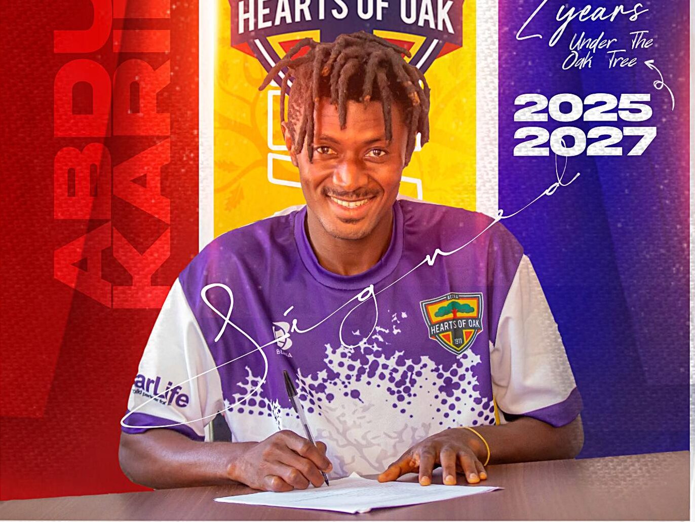 Ghana giants Hearts of Oak bolster squad with the capture of midfielder Abdul Karim