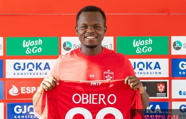 Amos Nondi: Kenya midfielder signs for Albanian top-tier club FK Partizani