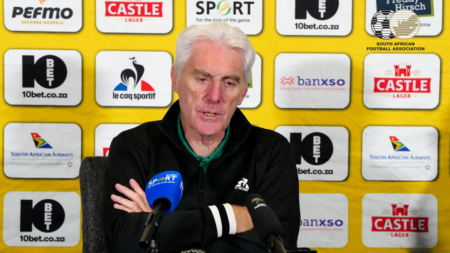 Broos announces Bafana squad for World Cup qualifiers in Bloemfontein