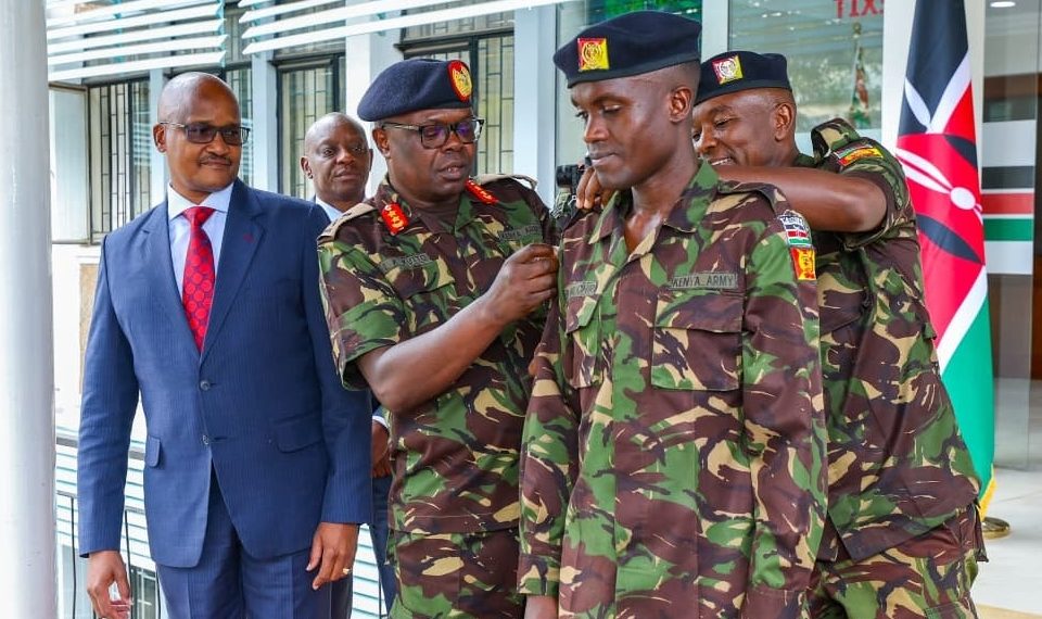 CHAN: Kenya winger Muchiri rewarded with promotion in military career