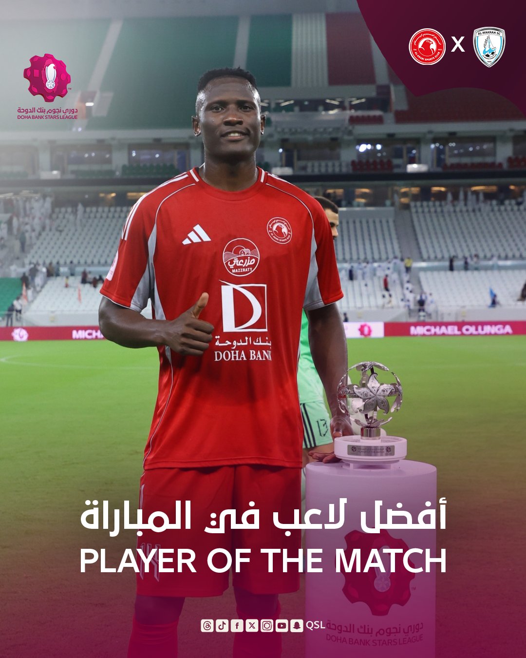Olunga shines as North African duo strike in Qatari league season-opening draw