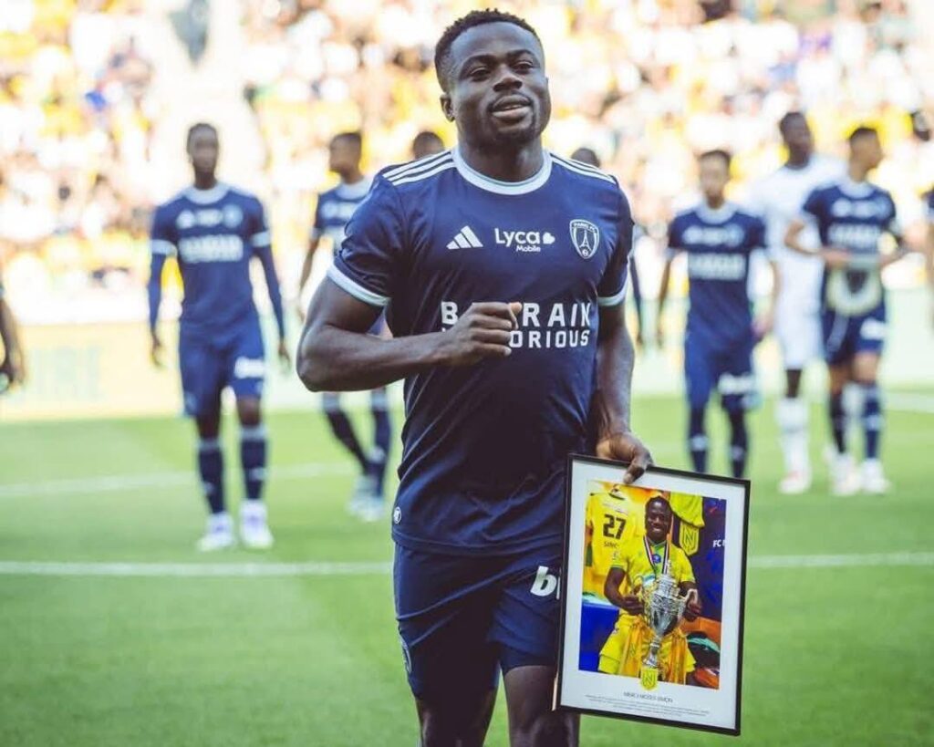 Moses Simon suffers injury in Paris FC’s pre-season victory over Nantes