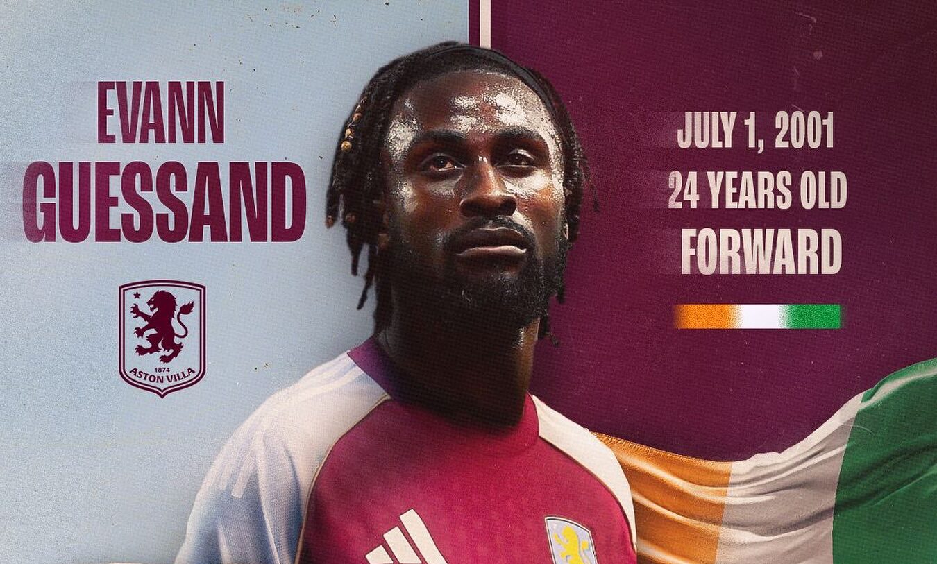 Evann Guessand completes blockbuster move to Aston Villa