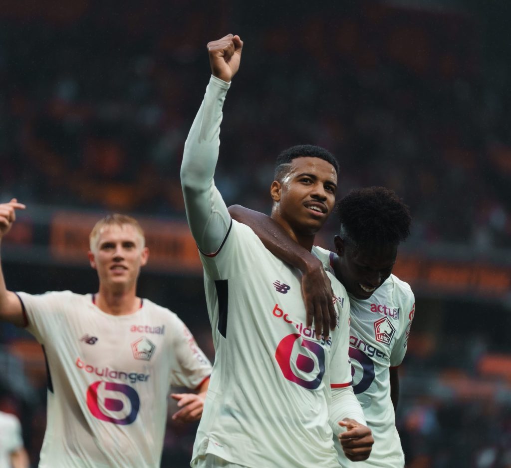 Hamza Igamane debuts with two goals as Lille crushes Lorient