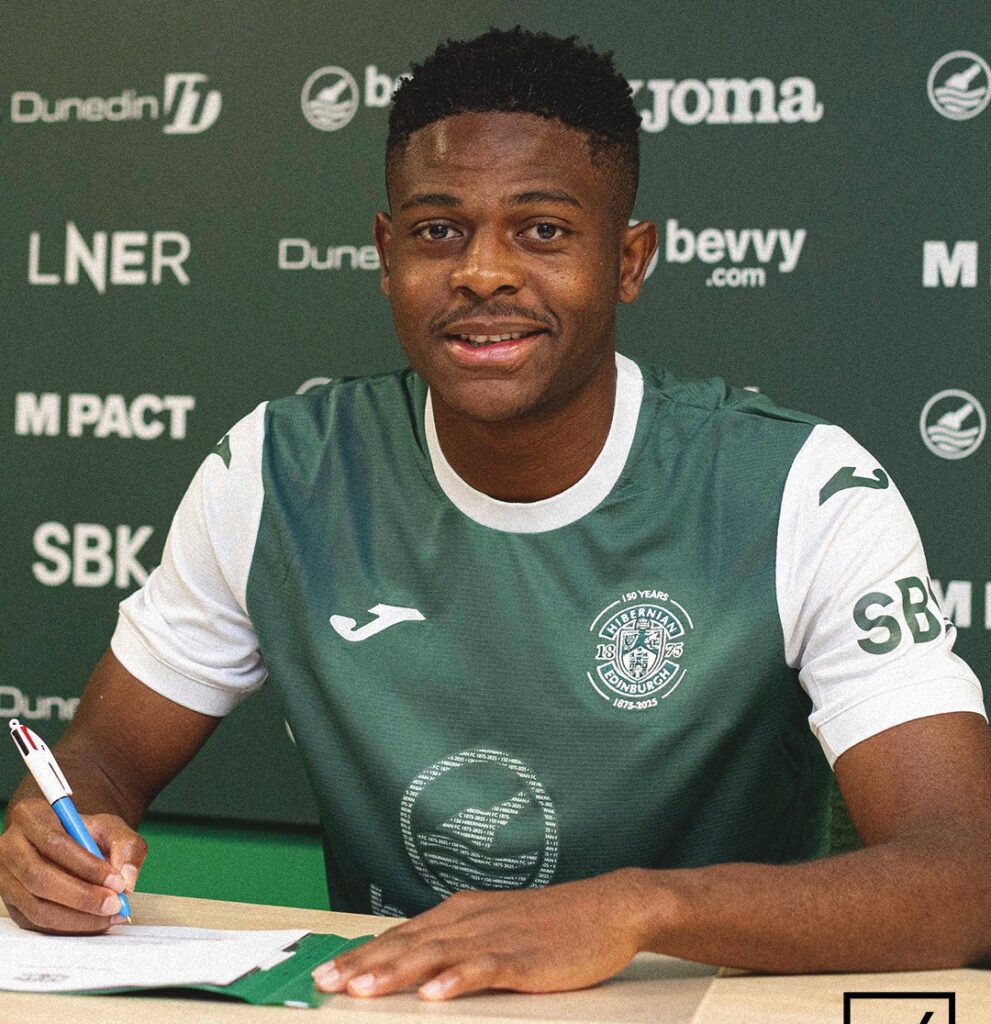 Zambia midfielder Miguel Chaiwa completes move to Hibs