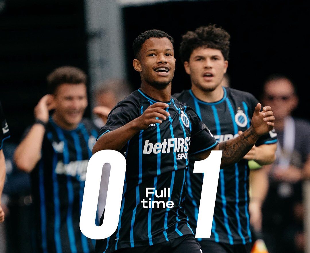 Shandre Campbell scores match winner for first Club Brugge senior goal