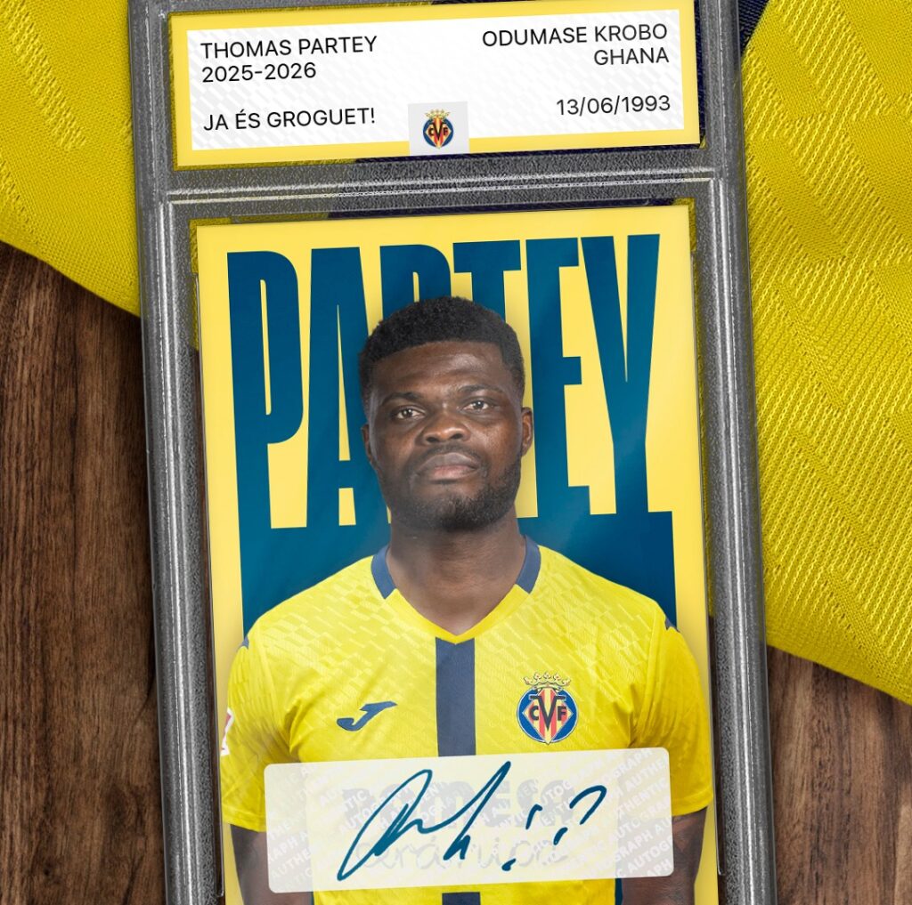 Villarreal announce signing of Ghana midfielder Thomas Partey