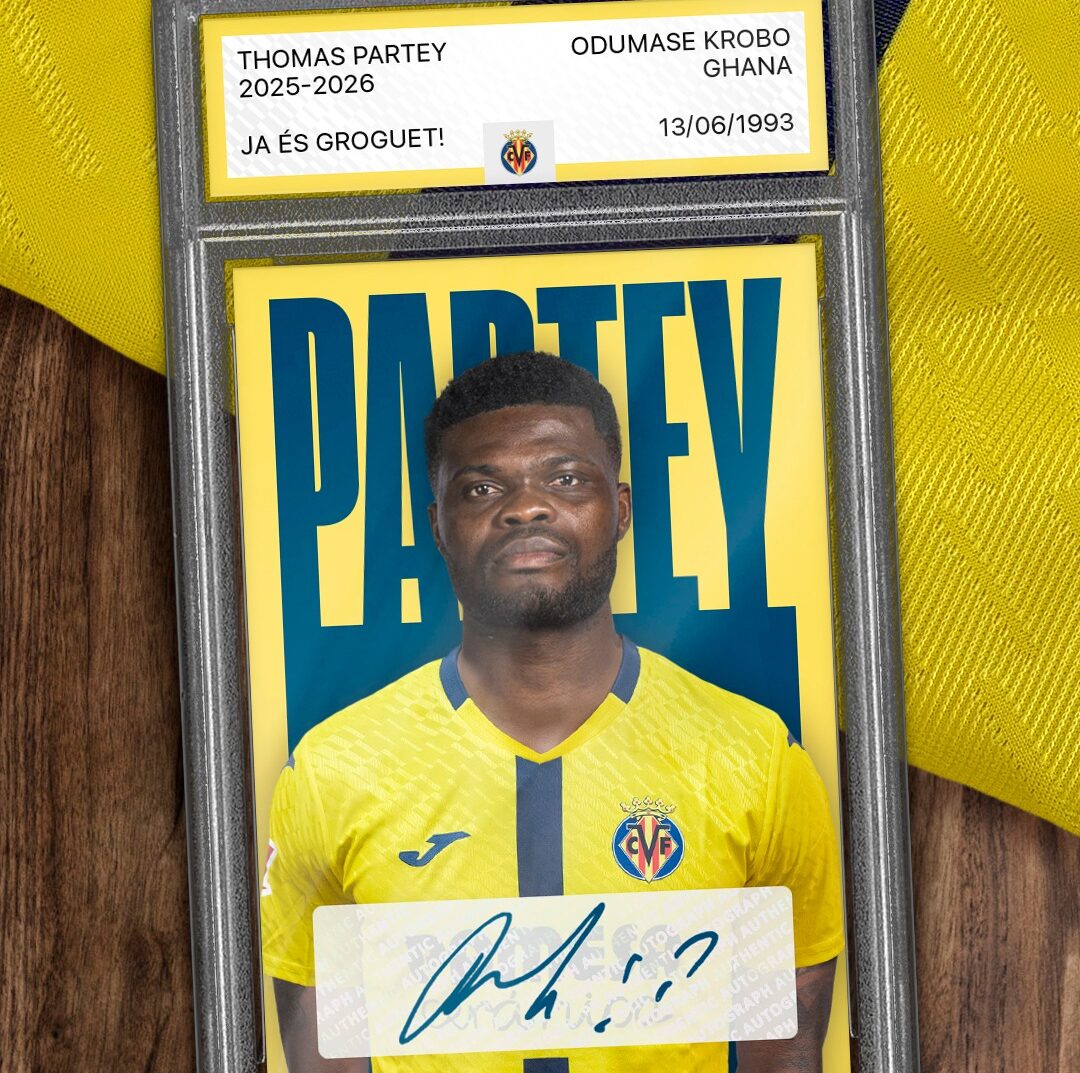 Villarreal announce signing of Ghana midfielder Thomas Partey