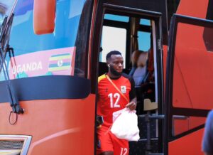 uganda chan team gets off bus kadiba facility