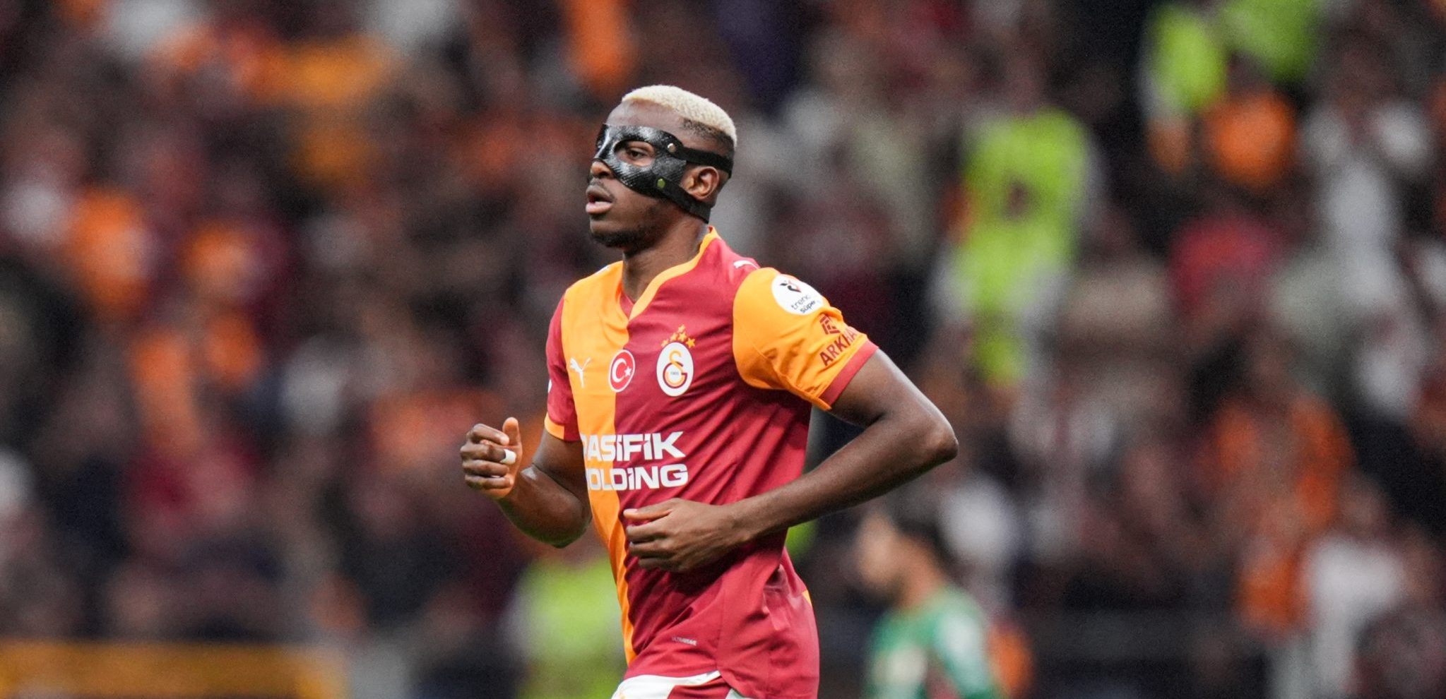 Victor Osimhen heads in another goal for victorious Galatasaray