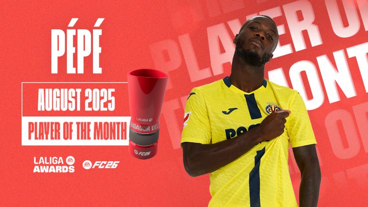 Nicolas Pépé élu meilleur joueur du mois en La Liga