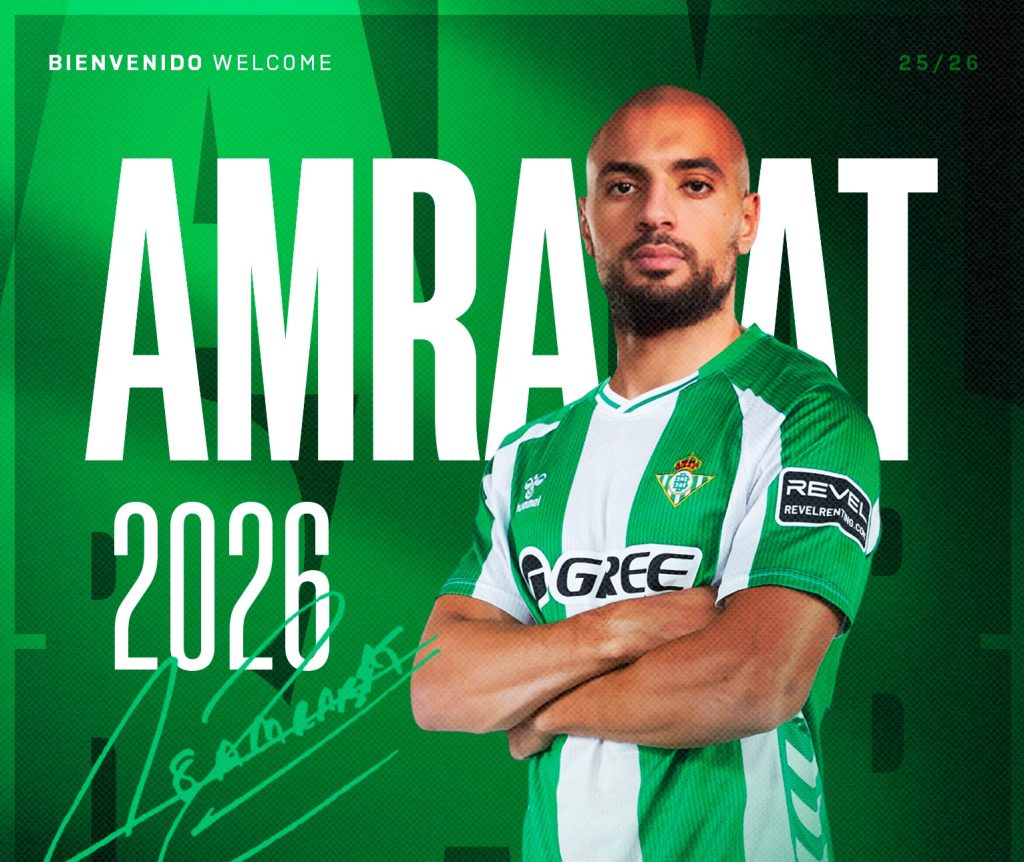Real Betis sign Sofyan Amrabat on loan from Fenerbahce