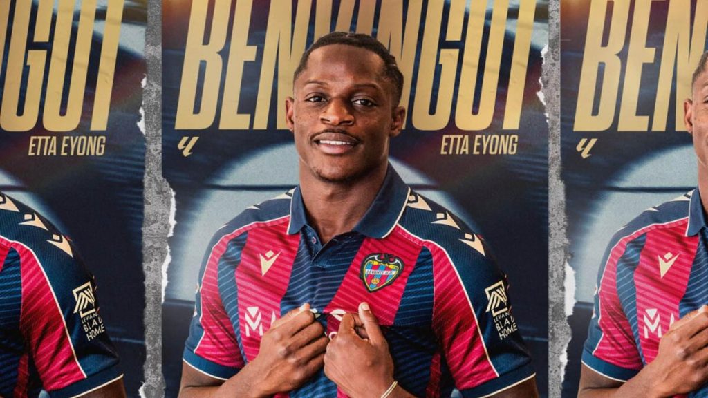 Karl Etta Eyong candidat au titre de joueur du mois de la Liga espagnole