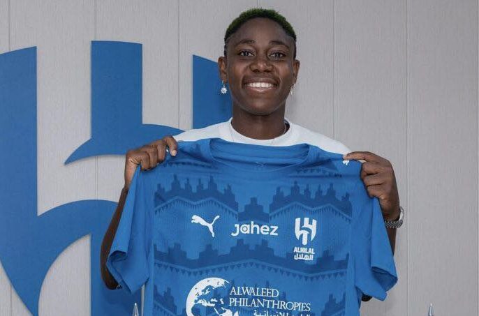 Al Hilal announce the signing of Nigeria forward Asisat Oshoala
