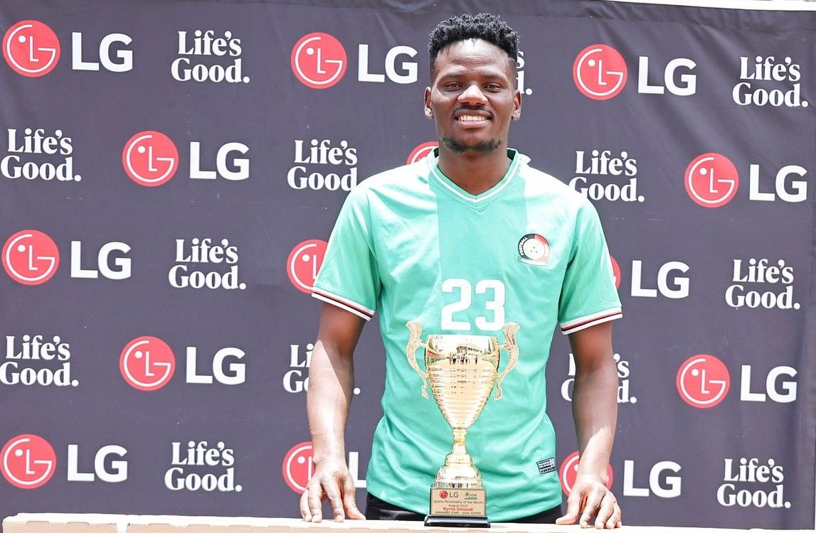 Kenya keeper Byrne Omondi named player of the month for August