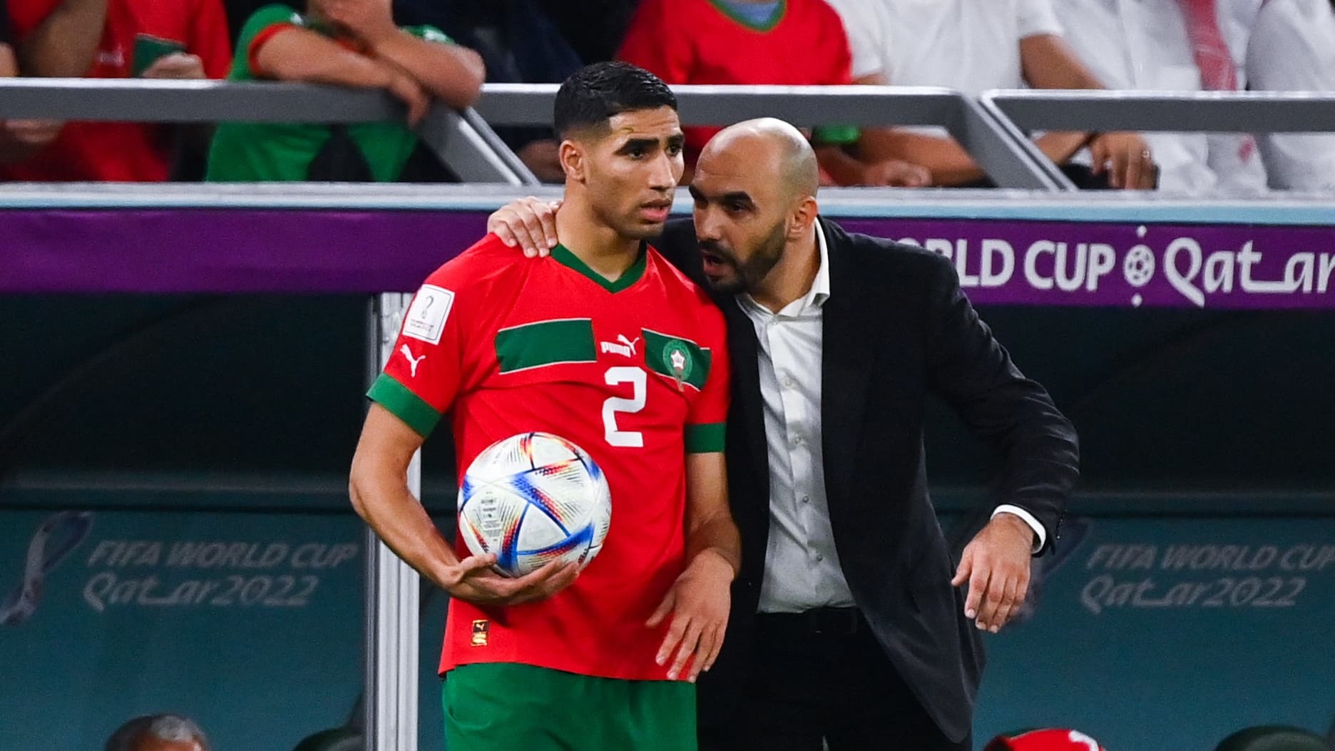 Walid Regragui rend hommage à Achraf Hakimi pour son Top 6 au Ballon d’Or