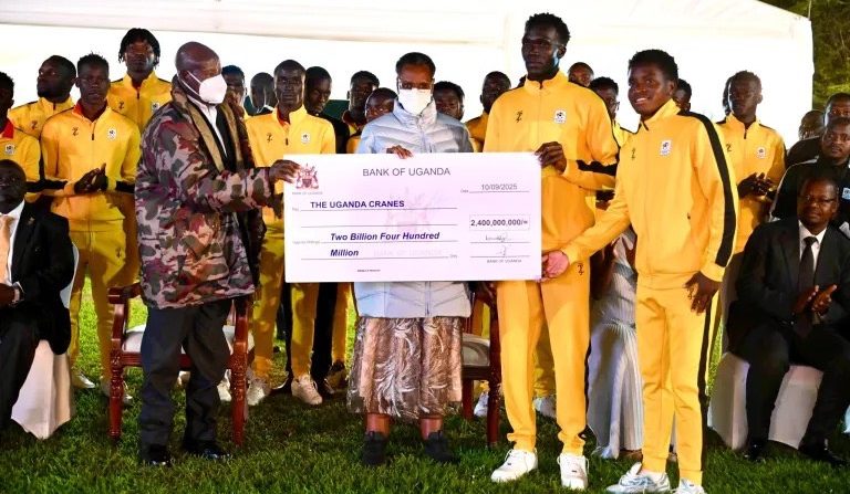 President Museveni fulfills pledge to historic Uganda CHAN team