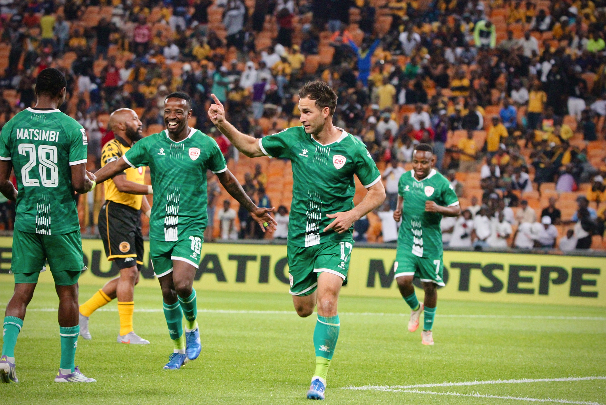 Two-goal hero Bradley Grobler takes a jab at Kaizer Chiefs